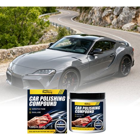 Autopolitur zum Reinigen, Aufbereiten und Aufhellen von Autolack, Scheinwerfern, Kratzern und Dellen – 120 g -- DTEKGAZ (1/5)