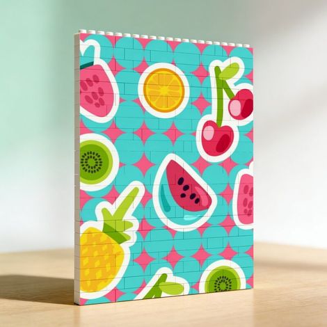 Cadre DIY créatif en briques, cadeau idéal pour couples adultes (1/5)