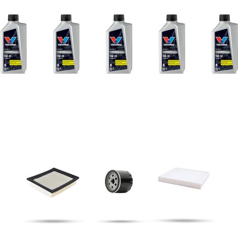 Kit tagliando 3 FILTRI e 5L OLIO compatibile con Toyota Corolla XII (E210) 2.0 Hybrid 144kw Dal 2023 (1/5)