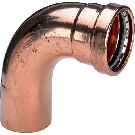 Viega Profipress XL coude 577698 64 mm, 90 °, cuivre, SC-Contur, embout mâle