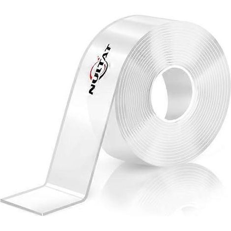 Extrem starkes, 3 m langes, nanotransparentes, doppelseitiges Klebeband für Wände, abwaschbar und wiederverwendbar, mit starker Klebekraft für Bilder und Teppiche. (1/5)