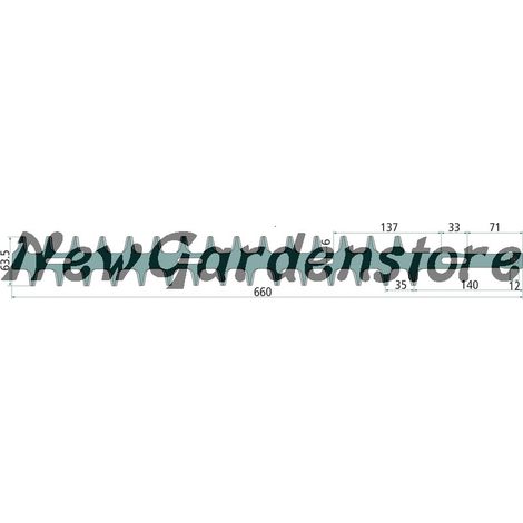 Lama tagliasiepi bilaterale interna esterna compatibile SHINDAIWA 13287022