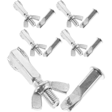 Moraillon de Cadenas avec Vis en Acier Inoxydable 90 Degrés Verrou Robuste Installation Simple, Résistant aux Intempéries pour Porte Coulissante et Armoire pour Usage Domestique (1/5)