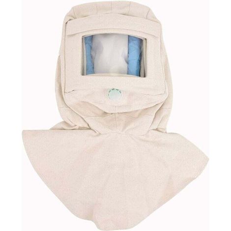 Bardusch-Casque de sablage complet avec capuchon anti-vent, protection visage et poussière pour sandblasting (1/4)