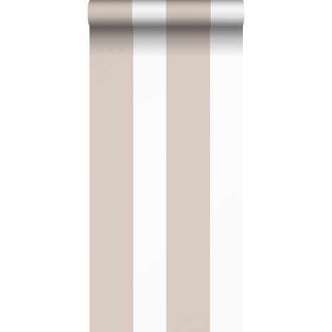 papier peint à rayures vieux rose et blanc - Sanders & Sanders (1/5)