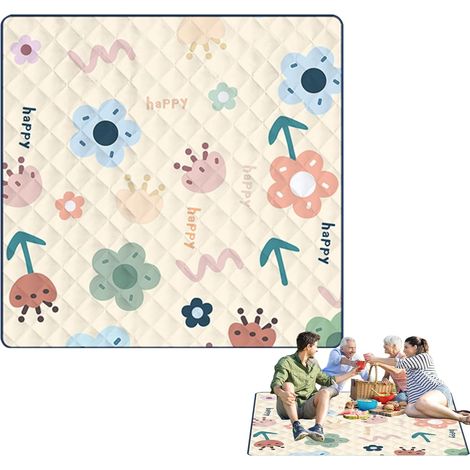 Couverture de Pique - Nique Imperméable - Tapis De Camping Anti - Sable Et (1/5)