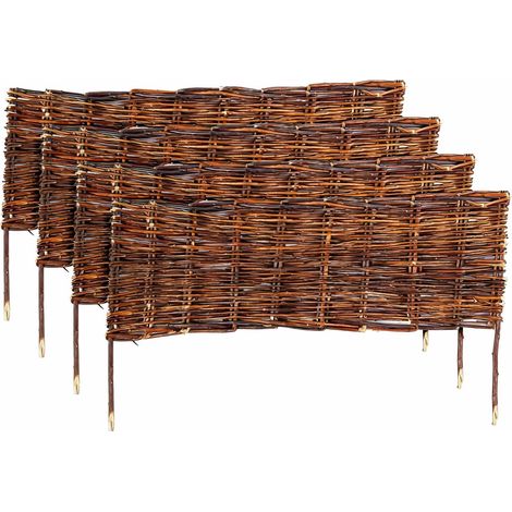 Wicker Garden Border - Willow Flower Bed Edging (1/5)