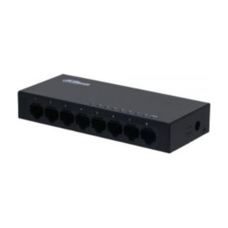 DAHUA Switch con 8 porte Gigabit Ethernet RJ45 - PFS3008-8GT-V2