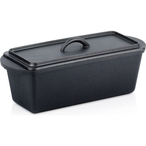 Brotbackform mit Deckel, Gusseisen, CAST LINE, 35 cm, 3 l (1/5)