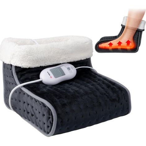 Chauffe Pied – Chausson Chauffant Electrique – Pied Chauffant avec 3 Niveaux – Chaussons Chauffants – Bouillotte Pied – Pantoufle Chauffante – Bouillotte pour les Pieds (1/5)