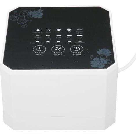 Purificateur d'air compact silencieux multifonction haute efficacité pour bureau chambre table, mini épurateur avec filtre, prise UE 110V-240V, purificateur portable de bureau (1/5)