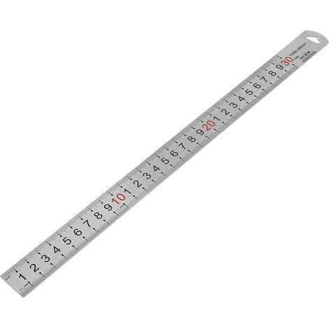 300 mm gerades metrisches Lineal – Stahl – Mess-/Markierungslineal – Lehre – Hyuduo