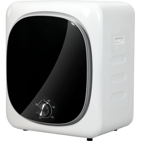 Sèche linge à évacuation électrique 800 W 4 Kg avec 5 modes de séchage, cuve en acier inoxydable, charge frontale (1/5)