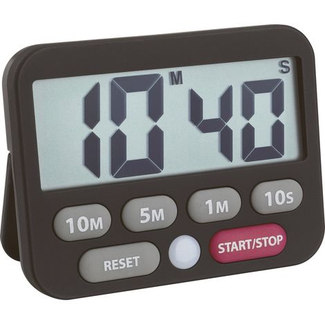 TFA Dostmann 38.2038.01 Timer Schwarz digital