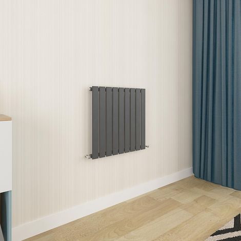 Biubiubath Flat Panel Radiator 600x612mm Single Anthracite
