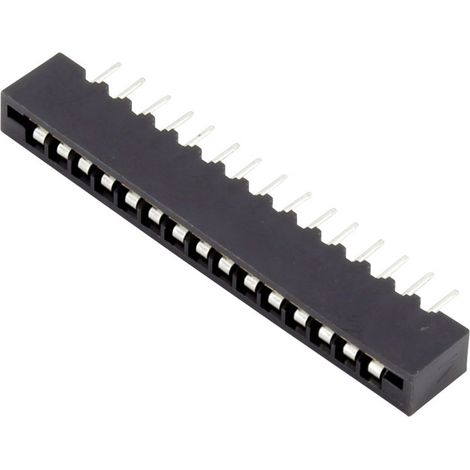Connfly Buchsengehäuse-Platine Polzahl Gesamt 15 Rastermaß: 2.54 mm DS1020-15ST1D 1 St.