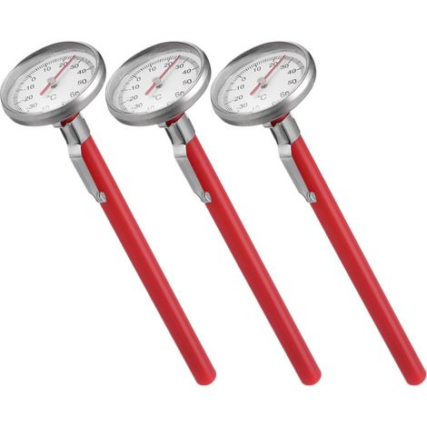 3 Pièces Thermomètre Mécanique de Voiture Mt20 en Acier (1/5)