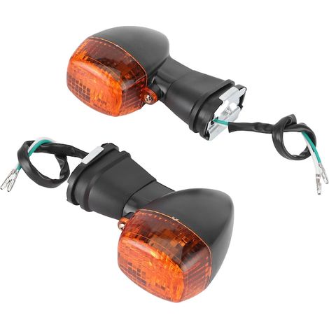 Kit clignotants moto 2 pièces Bizaical, ampoules jaunes 12V, compatible Kawasaki ZX900 Ninja ZX-9R, feux indicateurs latéraux (1/5)