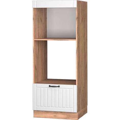 Armoire micro-ondes Fame-Line, Blanc campagne, 60cm, Vicco (1/5)