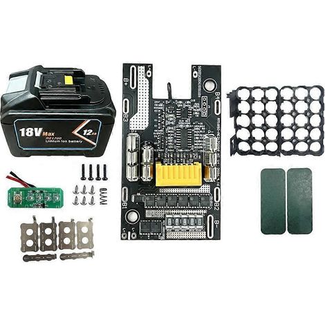 Boîte de rangement pour 15 batteries Makita 21700, BL1830, BL1840, BL1850, BL1860 (fonction de charge rapide 9 A) – Pièces détachées - JBMEDIA (1/4)