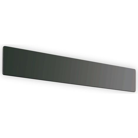 Ideal Lux ZIG ZAG Applique murale rectangulaire à LED intégrée, noire, 2500 lm, 4000 K (1/2)