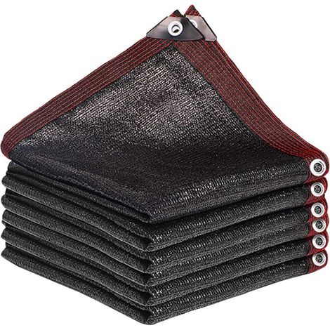 Filet anti-pollution noir 3 × 4 m avec protection UV – pour tonnelle, jardin, serre et extérieur – maille renforcée (1/5)