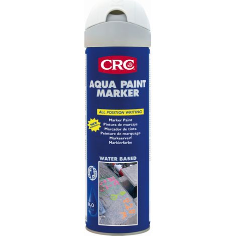 Pintura marcaje crc blanco spray 500ml aqua paint 30014-aa