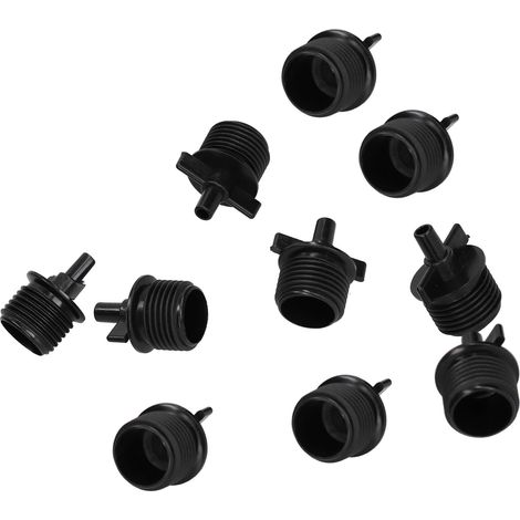 50 raccords plats mâles G1/2 6 mm pour buses de brumisation et arroseurs d'irrigation (1/5)