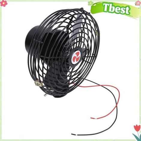 HURRISE Ventilateur de voiture 12V Ventilateur de refroidissement 12V RV avec commutateur à 2 vitesses moto coffret 6 8 pouces (1/5)