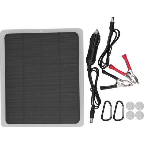 Panneau Solaire Photovoltaïque - Cellule En Silicium Monocristallin - 5 W 12 V - Pour Chargement Extérieur Téléphone Portable - 1 Pièce (1/5)