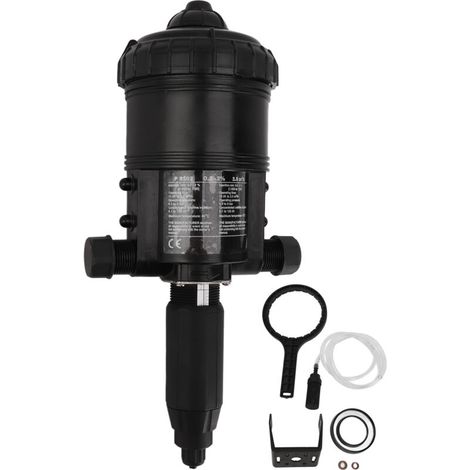 Generic Dosing Pump with Water Supply, Automatic Uniform Dilution G3/4 Male Thread Irrigation Injector Exhaust Valve (0.2 to 2%) (1/5)