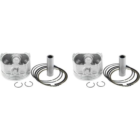Kit de 2 segments de piston de 65,5 mm pour moteur Lifan Zongshen CB250CC (quad) + segment d'axe de 15 mm + joint de piston. (1/5)