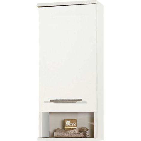 Schildmeyer 116619 Isola - Armadietto pensile, 30 x 20,5 x 71 cm, Bianco