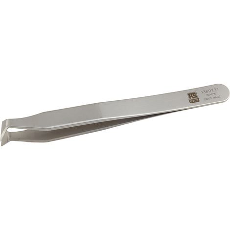 Brucelles RS PRO 15AGW.C pointe courbée en Acier au carbone, L. 120 ( Prix pour 1 ) (1/2)