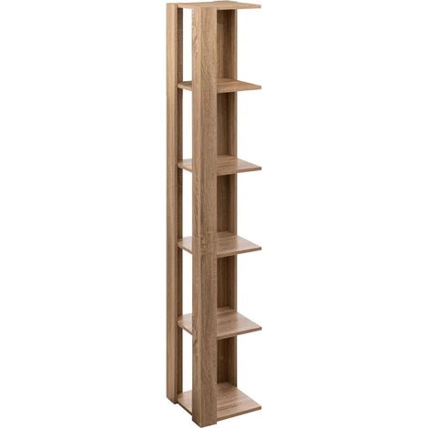 Estantería esquinera de columna efecto roble beige natural - 5five (1/5)