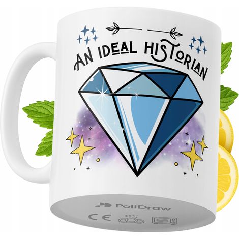 Taza de café/té divertida y humorística para historiadores. Taza con diseño gráfico y texto gracioso para cumpleaños, santos y días festivos. Taza premium para ocasiones especiales en casa, la oficina (1/5)