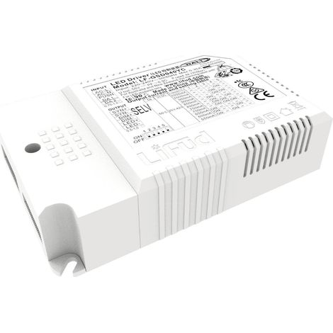 Driver LIFUD Regulable DALI 1-10V 220-240V No Flicker Salida 25-42V 550-1050mA 23-44W LF-GSD040YC 44 W