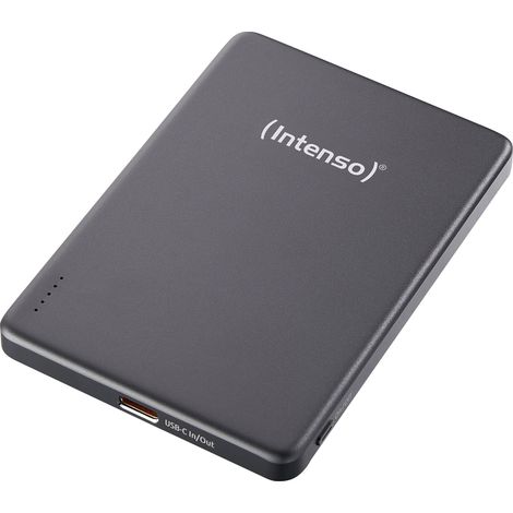 Intenso Intenso Power Bank MW5000 grey Powerbank 5000 mAh USB PD LiPo USB-C® Grau (1/5)