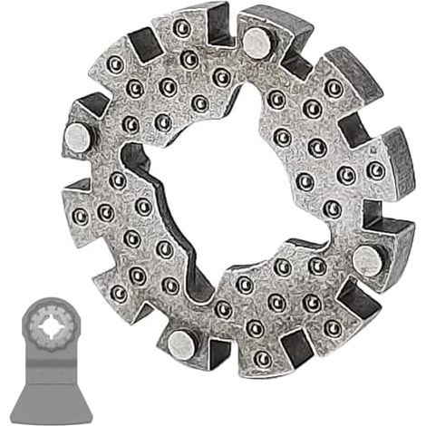 Adaptateur de Lame, Robuste et Facile à Utiliser, pour Adaptateur, Universel Lame Scie Oscillante, Outils Électriques (argent) Argent - (1/5)