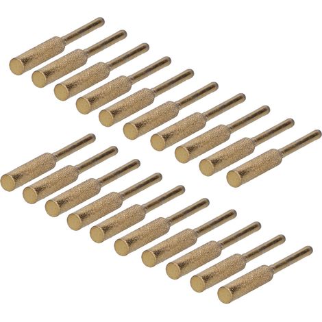 Juego de 20 discos abrasivos de diamante para afilar cadenas de motosierra, 5,5 mm, con revestimiento de titanio, kit de afilado duradero. (1/5)