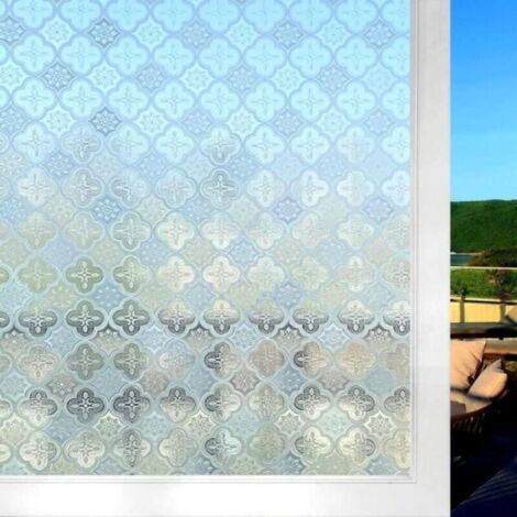 Film Décoratif 3D Opaque 60x200 cm Brise vue Vintage pour Fenêtres et Porte Vitres (1/5)