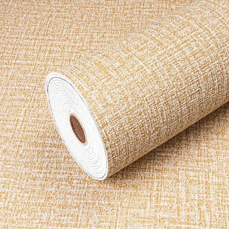 TuseRxln Papier Peint Mousse Lin Kaki - 50280cm (1/5)