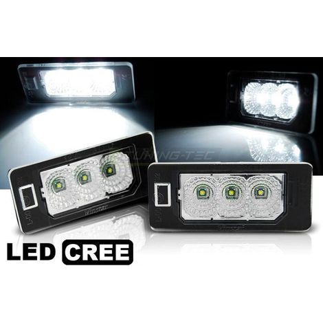 Paire feux de plaque Skoda Yeti / Fabia 2 / Superb Led Canbus-31938327 (1/3)