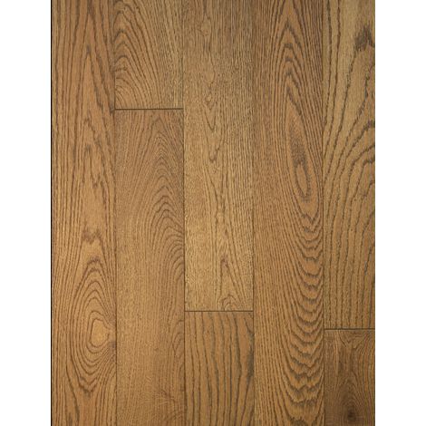 Naturasol – Parquet massif chêne huilé – Teinte Tabacco – Largeur 12 cm – Lames extra longues jusqu'à 2000 mm – Pose collée recommandée
