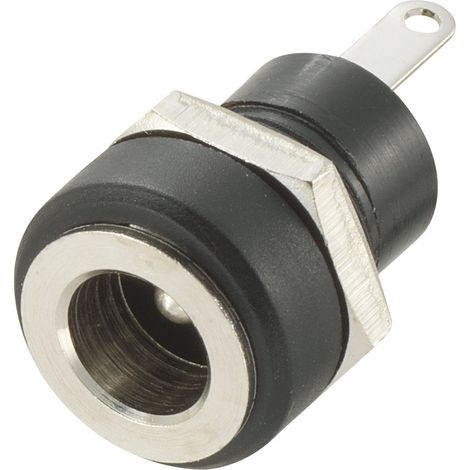 TRU COMPONENTS  Niedervolt-Steckverbinder Buchse, Einbau vertikal  4.9 mm 1.65 mm 1 St.