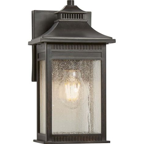 Elstead Livingston - 1 leichte kleine Wandlaterne - Imperial Bronze Finish, E27 (1/4)