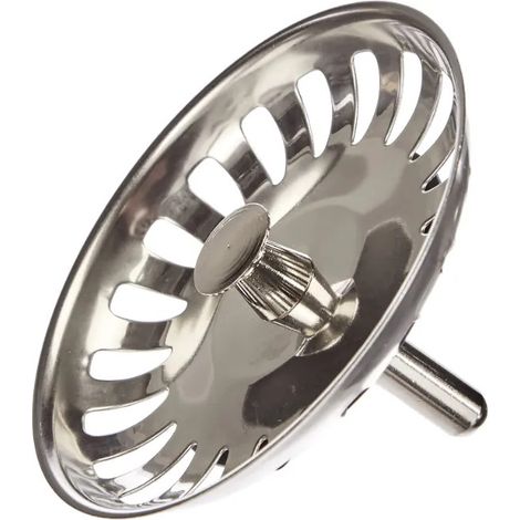 Franke – Panier d'évier amovible inox 84mm – 20 trous – Pour bonde d'évier – Résistant à la corrosion – Facile à nettoyer