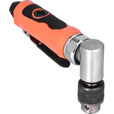 Perceuse à angle droit 90° pneumatique avec embout coudé 1/4" (6mm) - Outil professionnel style européen KP-555L