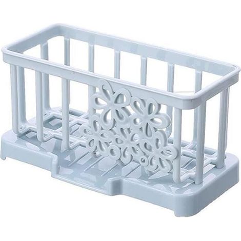 1 paquet de support de fleur à cinq feuilles en plastique bleu boîte de rangement de nettoyage de comptoir ménage cuisine porte-filtre à eau (1/3)