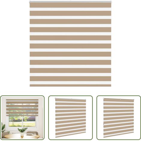 Doppelrollo -  Doppelrollo Sandbraun 145x150 cm Stoffbreite 140,9 cm Polyester (1/5)